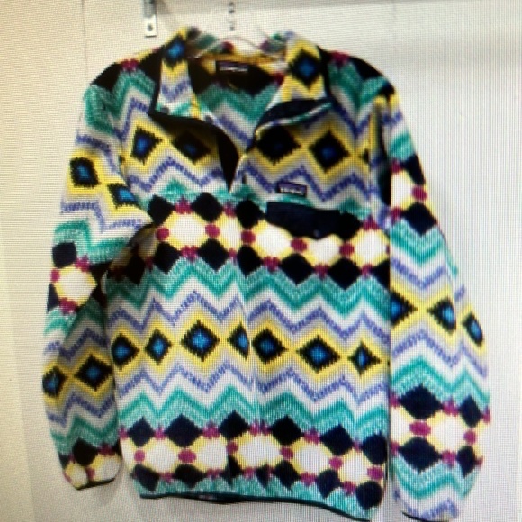 Patagonia ladies Synchilla snap t fleece pullover size‎ medium - Picture 1 of 6